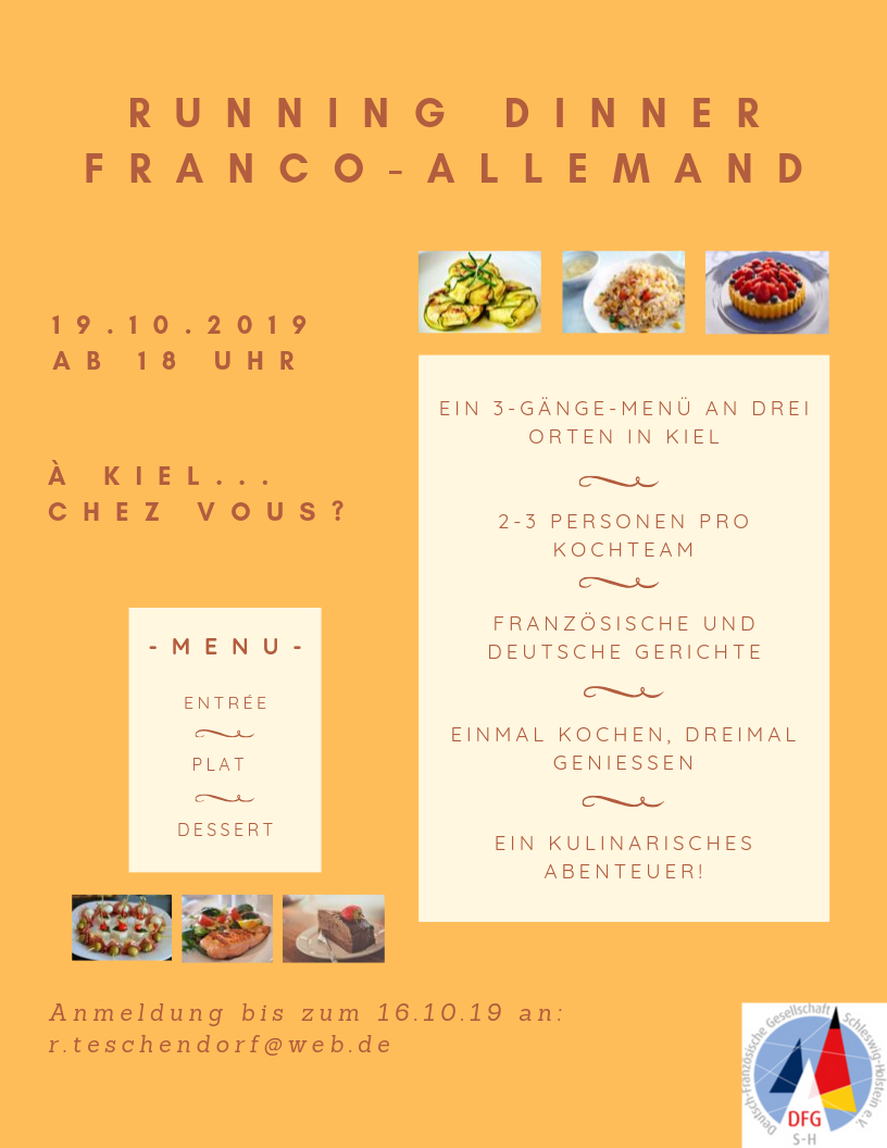 Running Dinner 19.10.2019