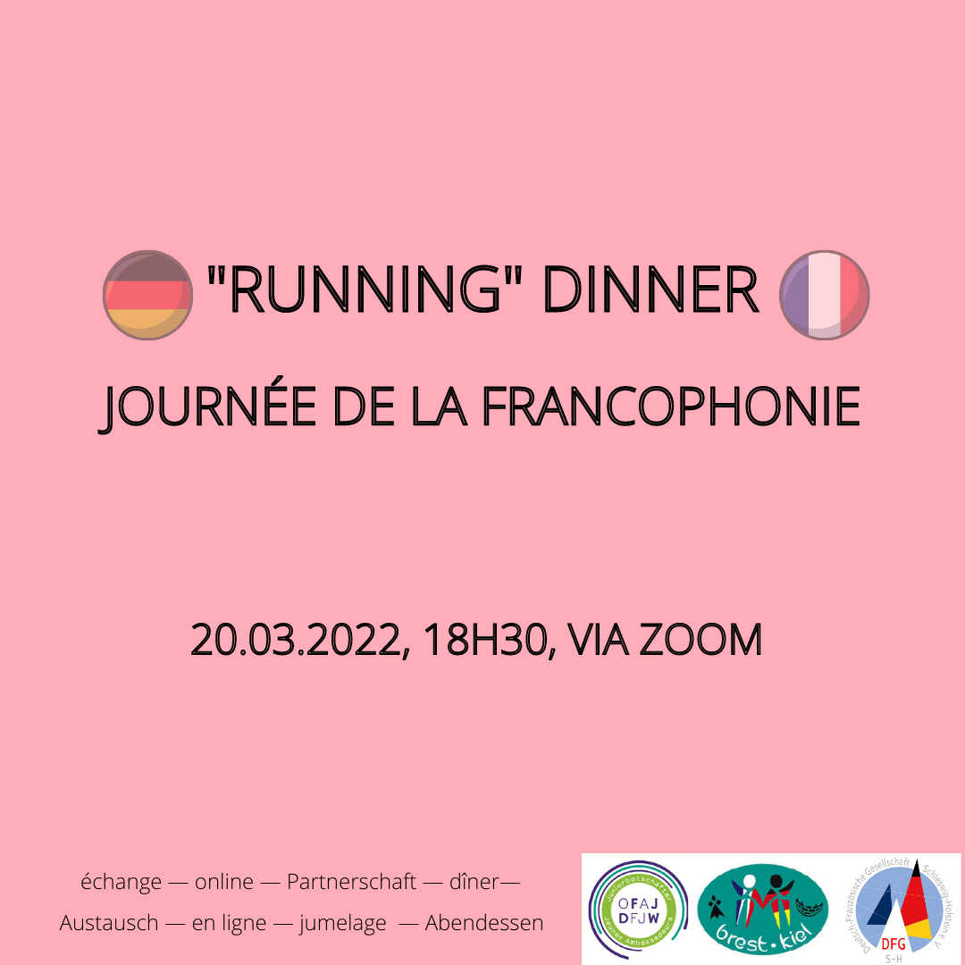 Online "Running" Dinner - Journée de la Francophonie 2022