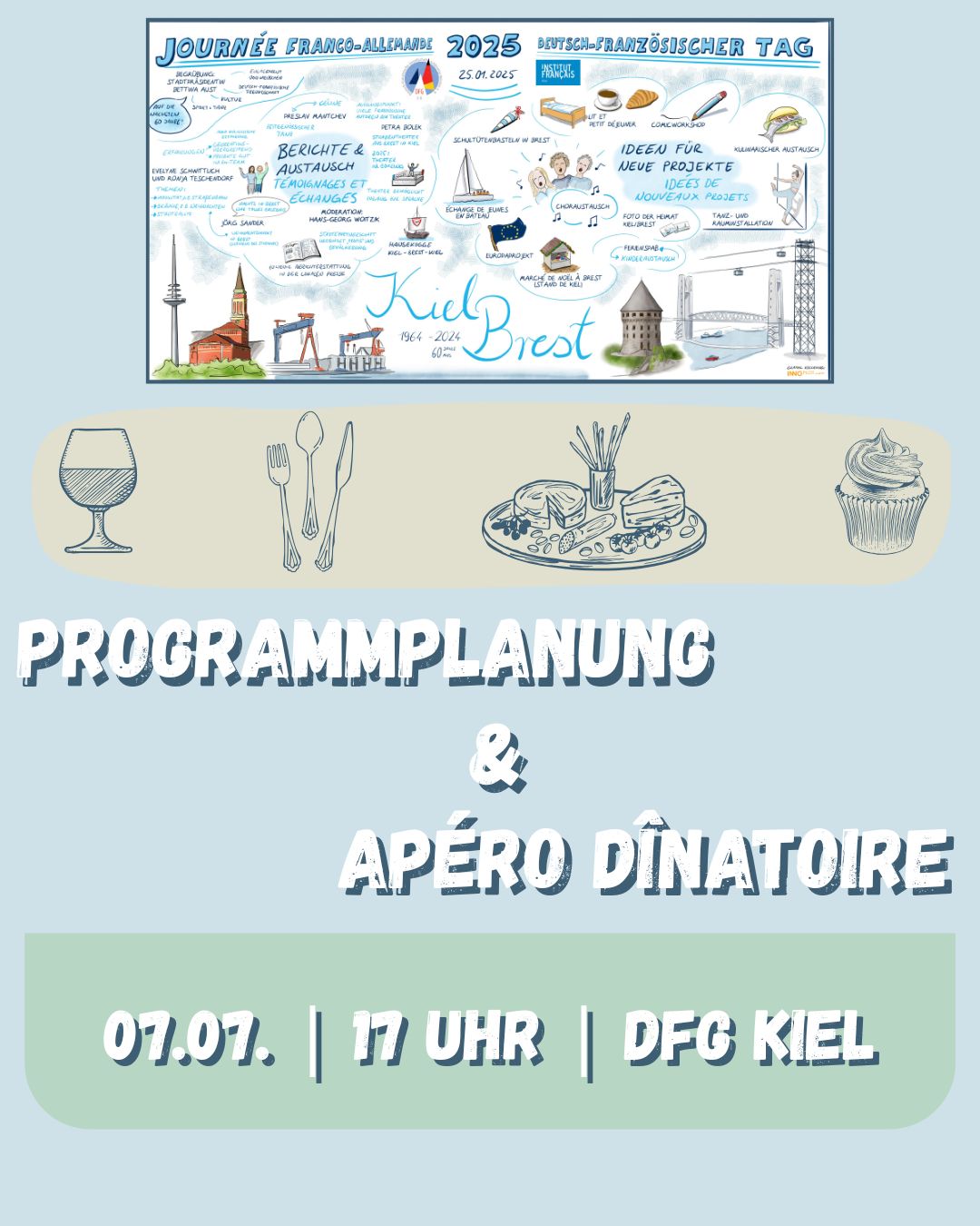 Apéro dînatoire - Programmplanung