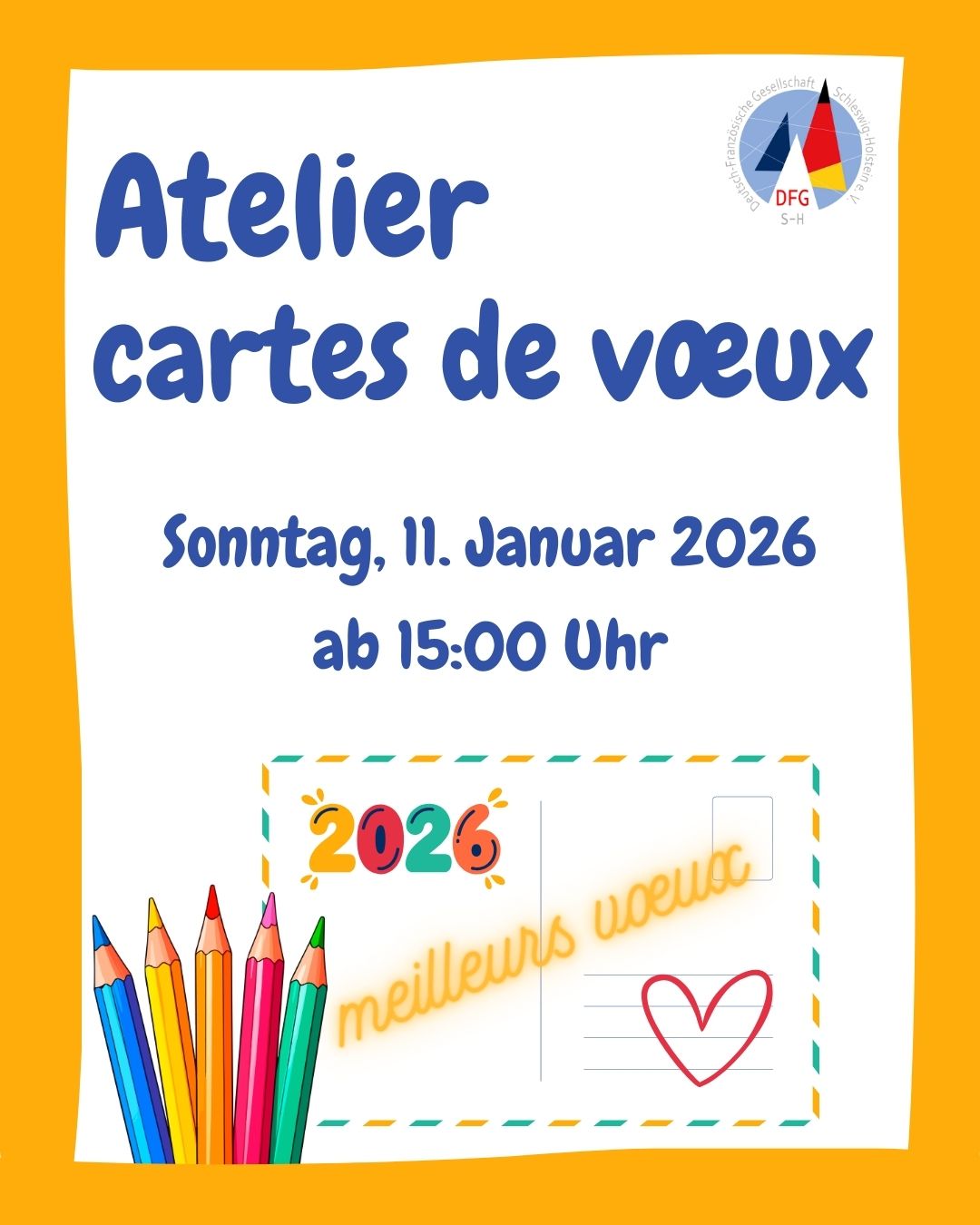 Atelier "cartes de vœux"